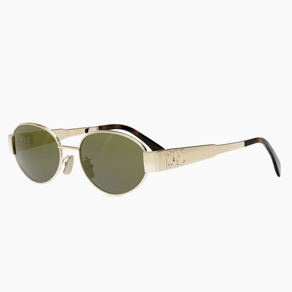 Celine Metal Triumph Gold Sunglasses
